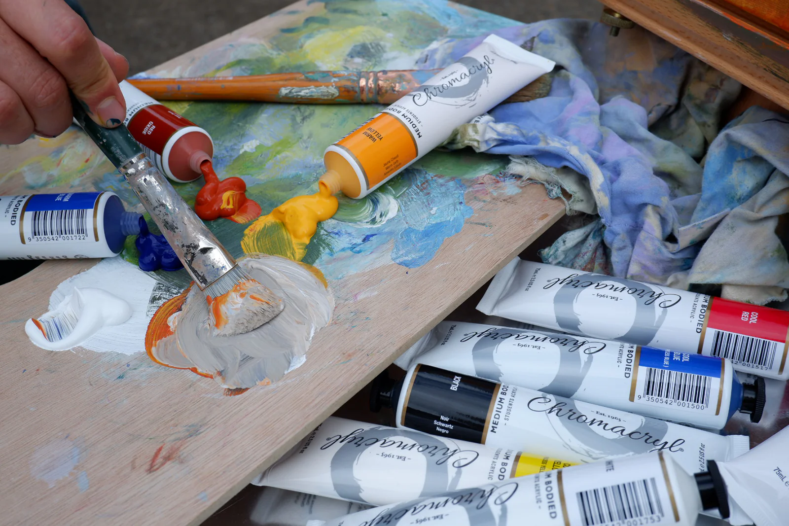 Chromacryl Student Acrylic Paint Sets - Image 4