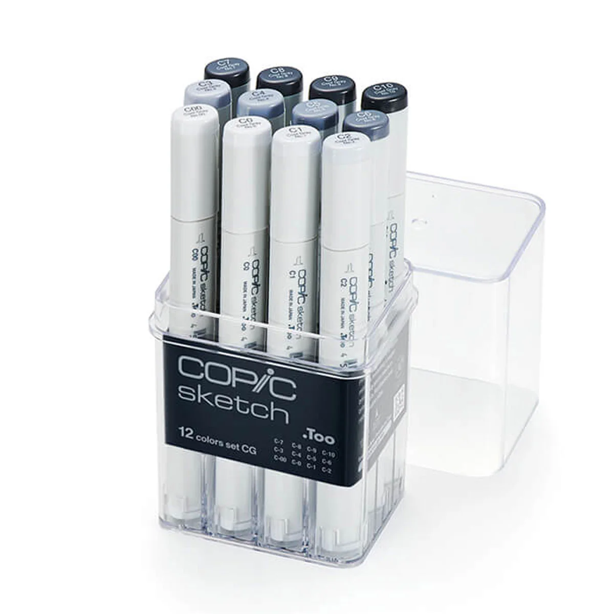 Copic Sketch Marker Set 12 (Cool Grey)