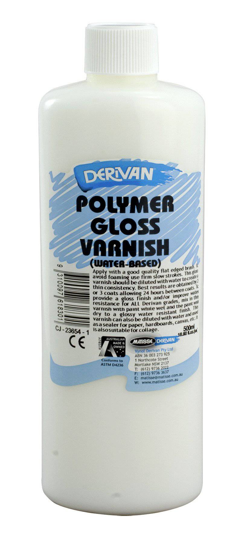 Derivan Polymer Gloss Varnish