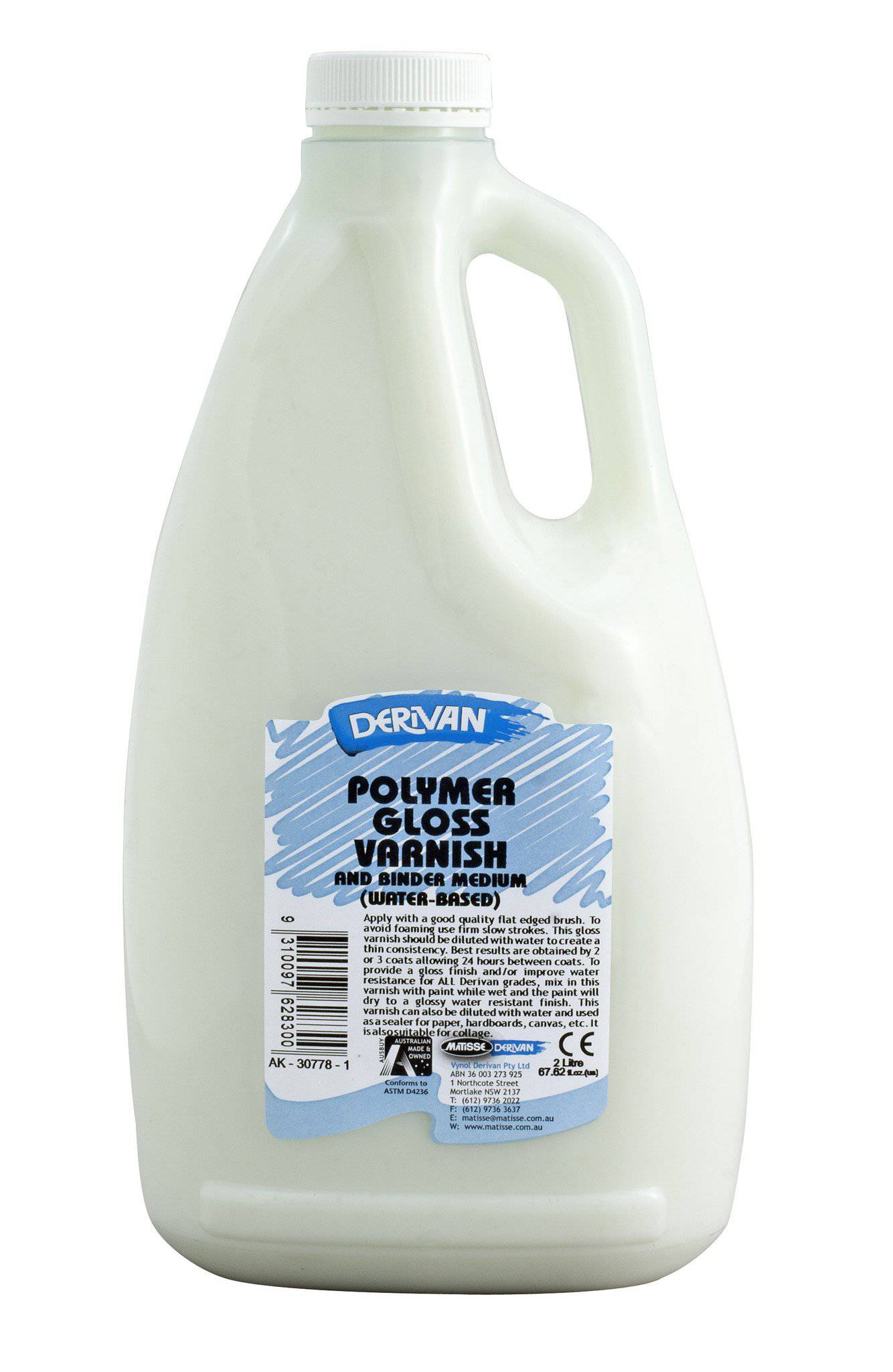 Derivan Polymer Gloss Varnish - Image 2
