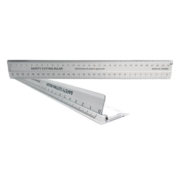 Draftex Aluminium Safety Cutting Ruler