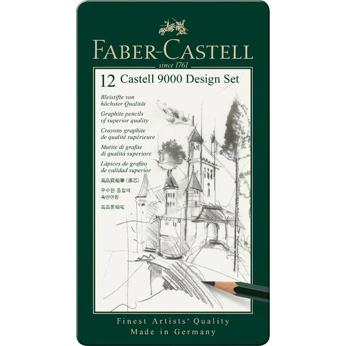 Faber-Castell 9000 Graphite Pencil Design Set