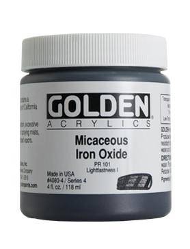 Golden Heavy Body Acrylic Paints 237ml (Mica Flakes & Iron Oxide) - Image 9