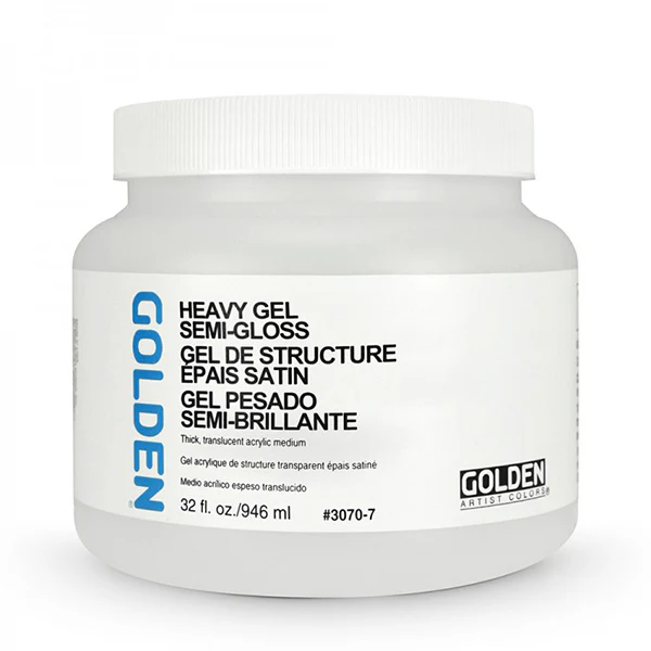 Golden Heavy Gel Medium (Semi Gloss) - Image 3