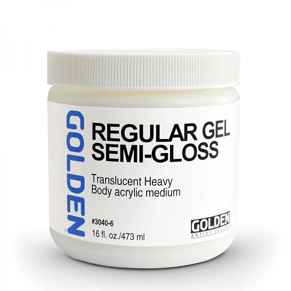Golden Regular Gel Medium (Semi Gloss) - Image 2