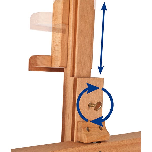 Mabef M04 Cranked Studio Easel - Image 9