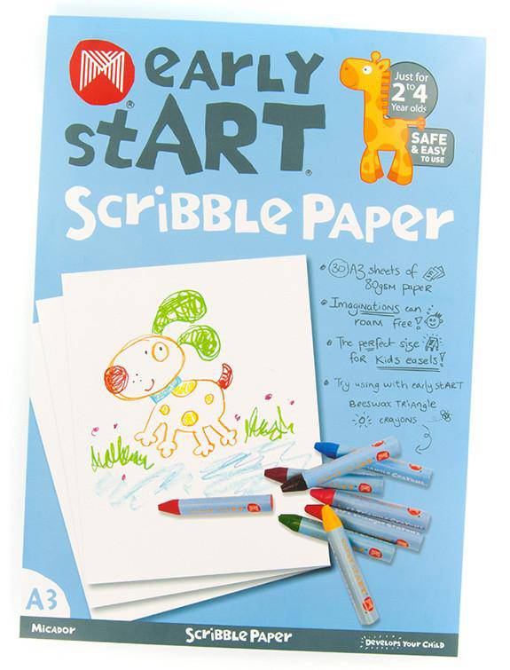 Micador Early Start Scribble Pad A3