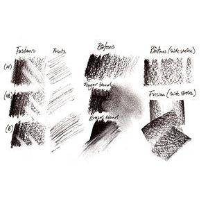 Nitram Bâtons Moyens Extra Soft Charcoal Sticks - Image 5