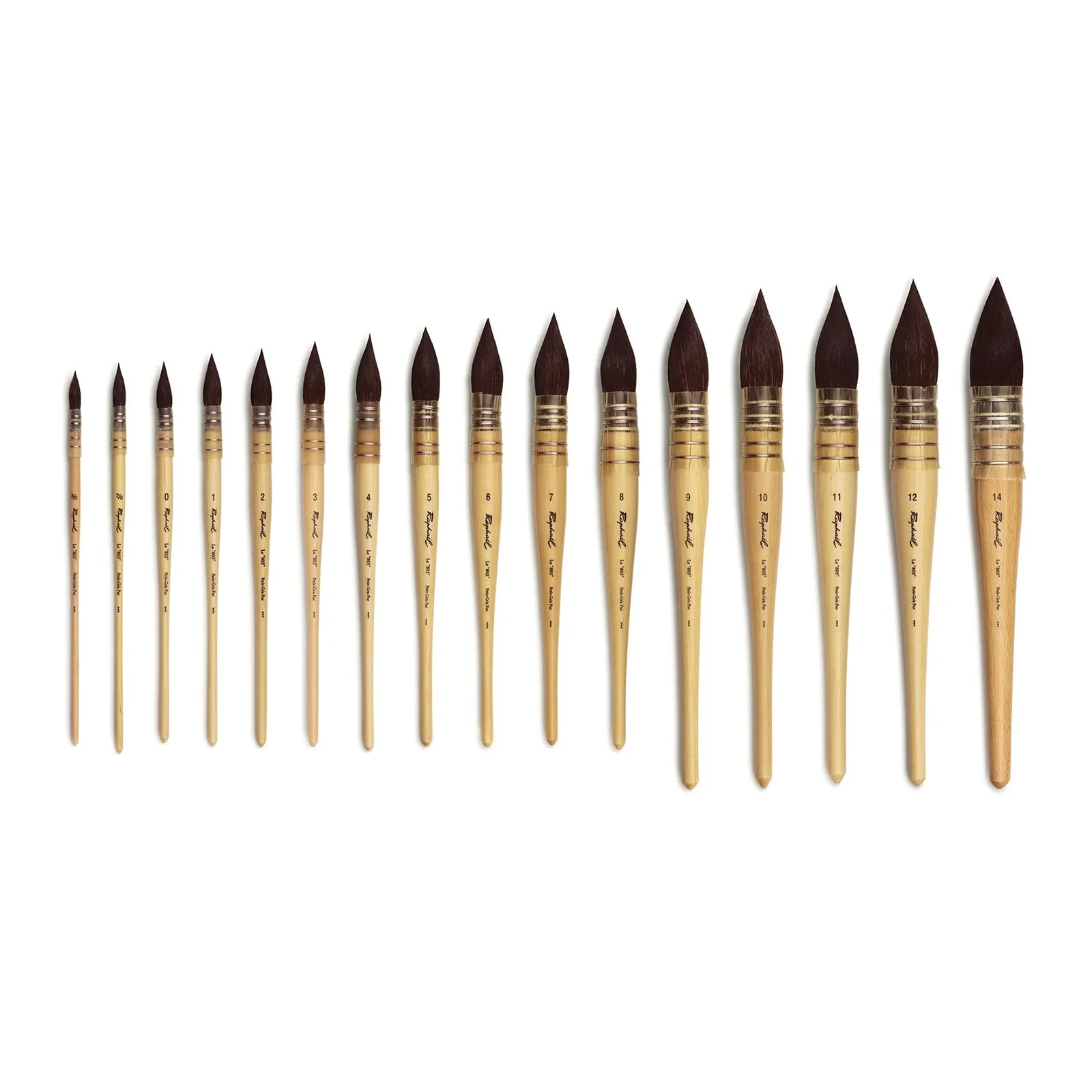 Raphael 803 Kazan Squirrel Round Brushes
