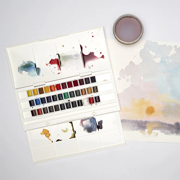 Winsor & Newton Cotman Watercolour Half Pan Studio Set 36 - Image 4