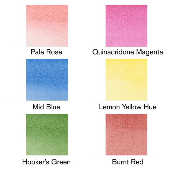 Winsor & Newton Promarker Watercolour Set 6 (Floral Tones) - Image 4