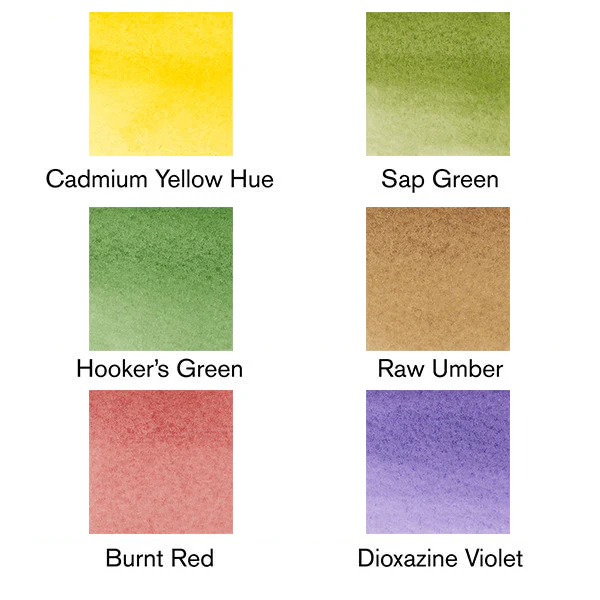 Winsor & Newton Promarker Watercolour Set 6 (Foliage Tones) - Image 4